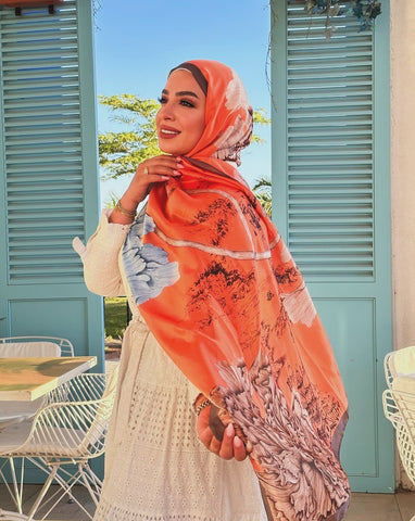 silk hijab